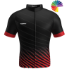 T-shirt zippé de cycliste - Personnalisation vélo - KONY