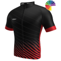 T-shirt zippé de cyclisme - Personnalisation vélo - KONY