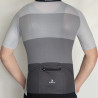 Maillot Coursier Manches Courte Gris